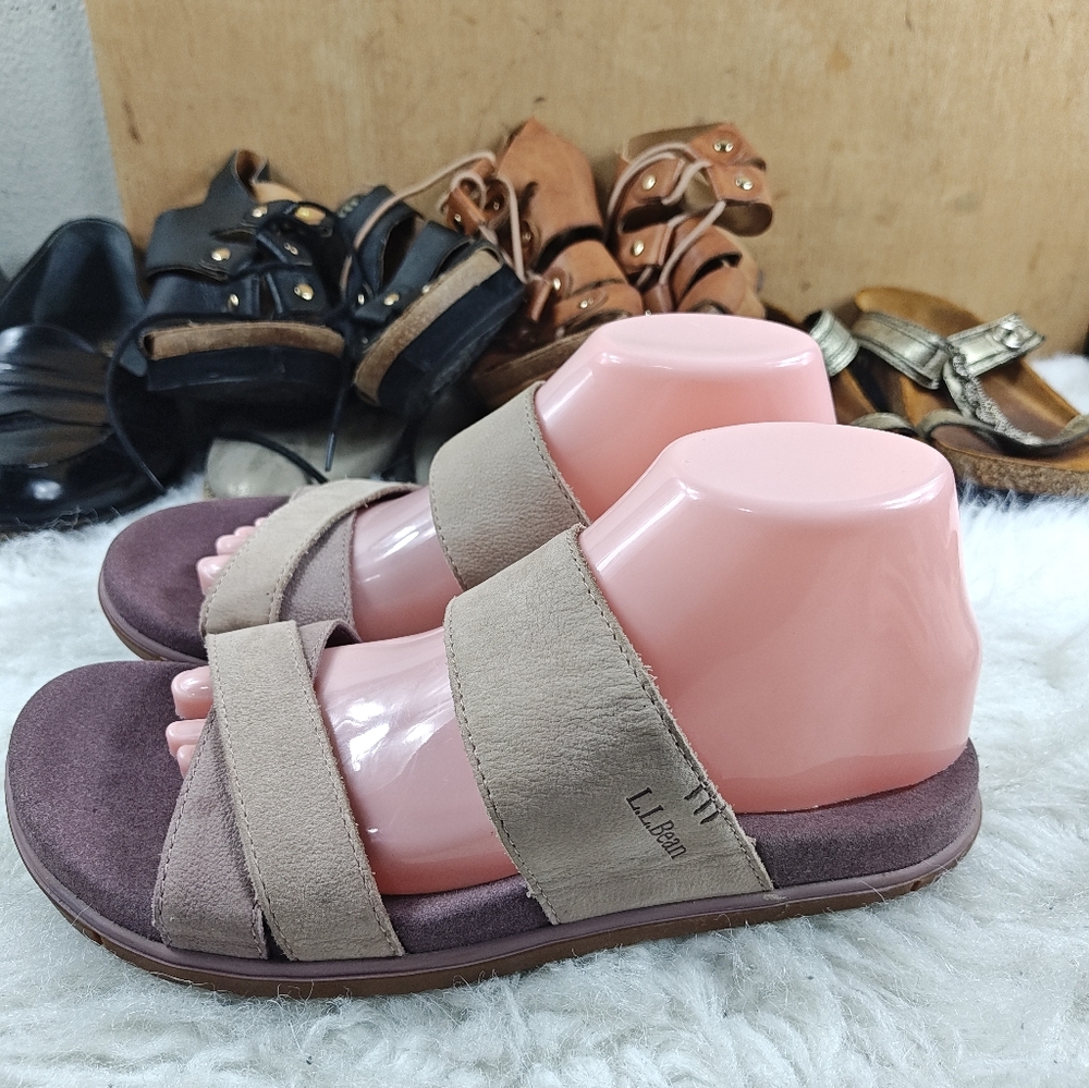 Johnston & Murphy Snake Print Leather + L.L. Bean Purple Slides  Bundle Size 8 - Picture 6 of 10